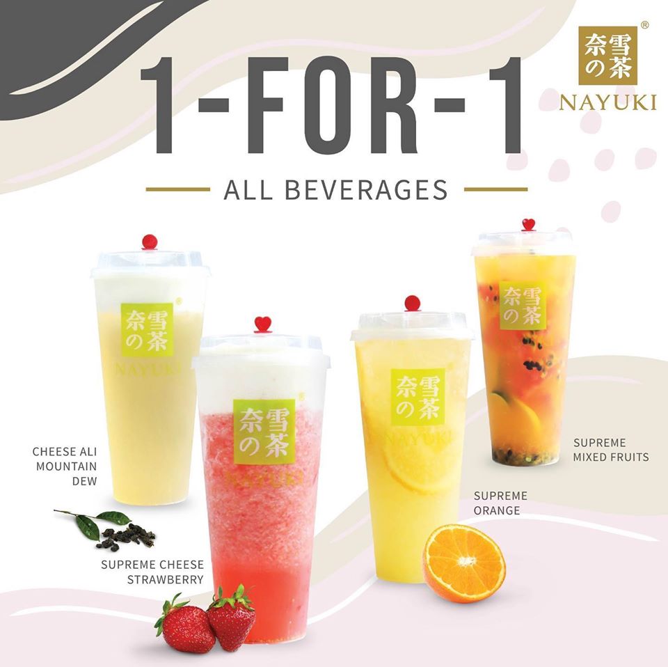 Nayuki 奈雪の茶 Singapore 1-for-1 Drinks Takeaway Promotion Jun 2020 | Why Not Deals
