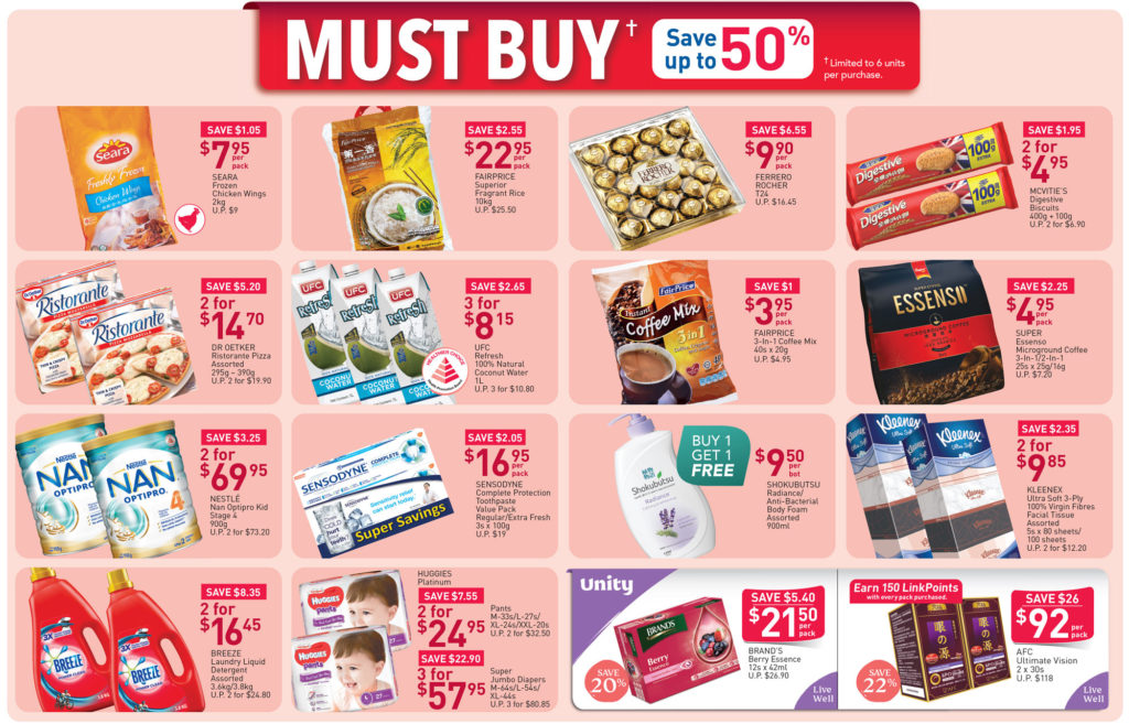 NTUC FairPrice SG Your Weekly Saver Promotions 11-17 Jun 2020 | Why Not Deals