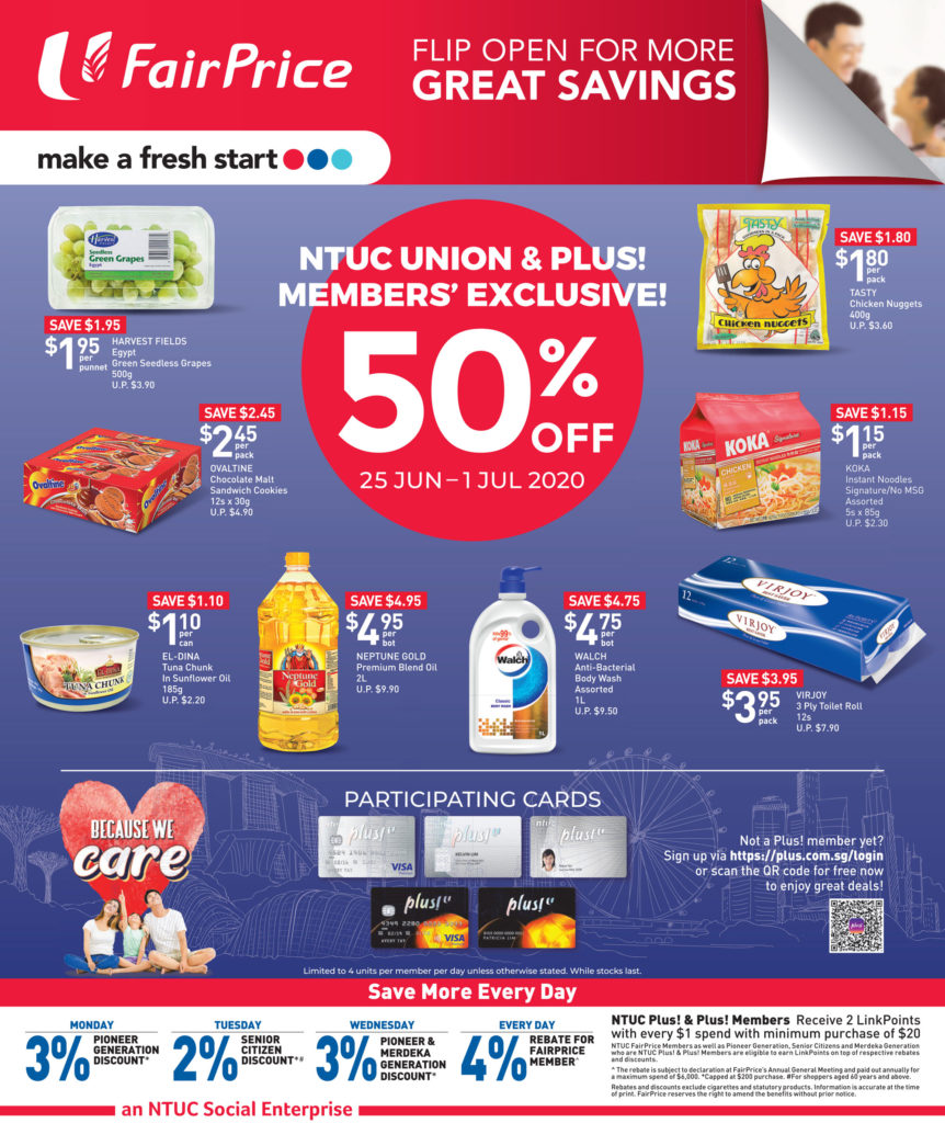 NTUC FairPrice SG Your Weekly Saver Promotions 25 Jun - 1 Jul 2020 | Why Not Deals 3