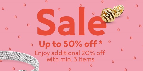 Pandora Singapore Is Having A Sale Up To 50% Off Promotion