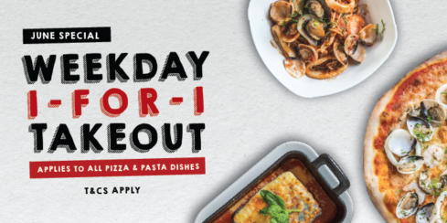 Spizza Singapore Weekday 1-for-1 Pizza Takeout Offer ends 30 Jun 2020