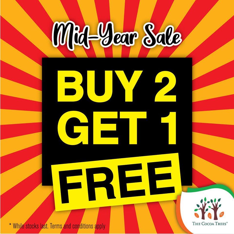 The Cocoa Trees Singapore Buy 2 Get 1 FREE Mid-Year Sale ends 30 Jun 2020 | Why Not Deals