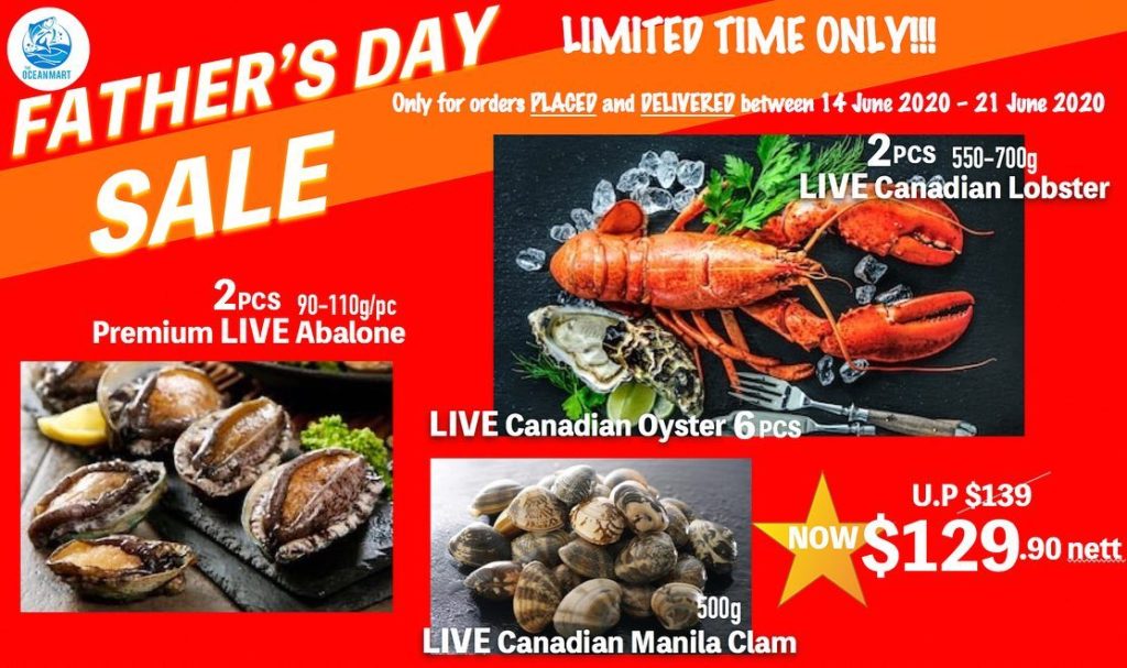 The Ocean Mart Singapore Father's Day Sale 14-21 Jun 2020 | Why Not Deals 1