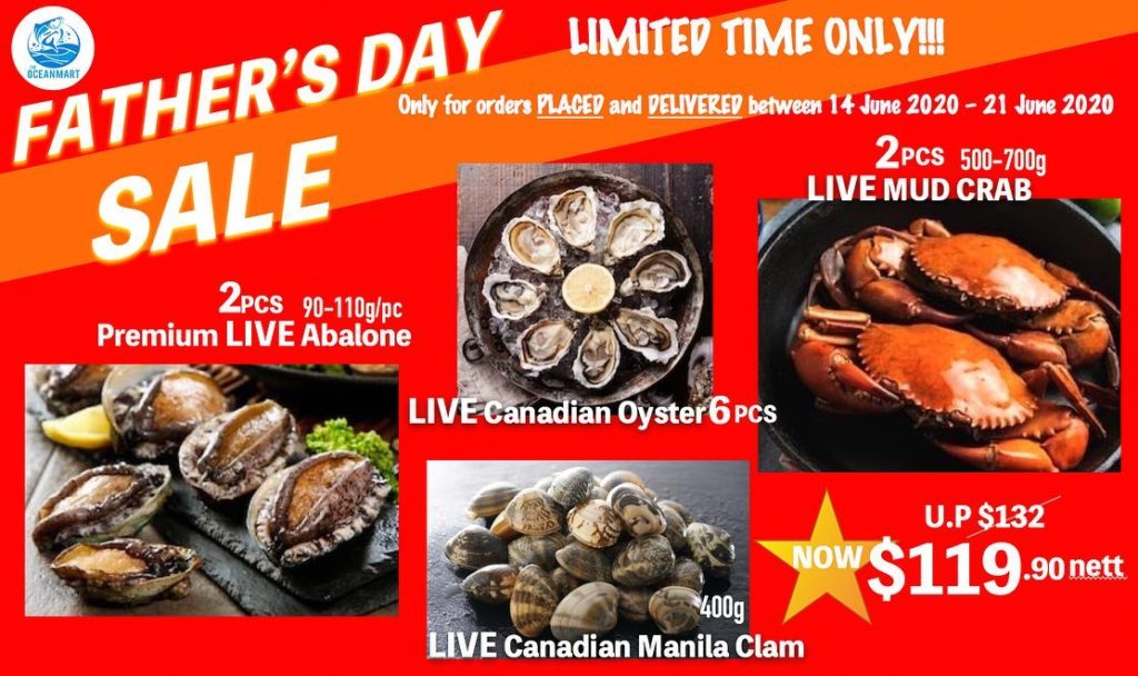 The Ocean Mart Singapore Father's Day Sale 14-21 Jun 2020 | Why Not Deals 2