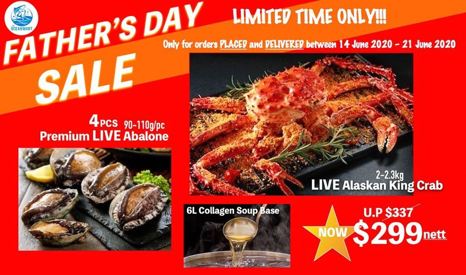 The Ocean Mart Singapore Father's Day Sale 14-21 Jun 2020 | Why Not Deals
