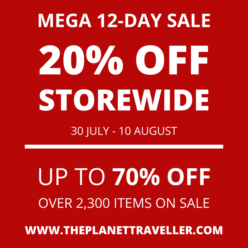 MEGA 12-DAY 20% OFF STOREWIDE SALE - THE PLANET TRAVELLER | Why Not Deals 1