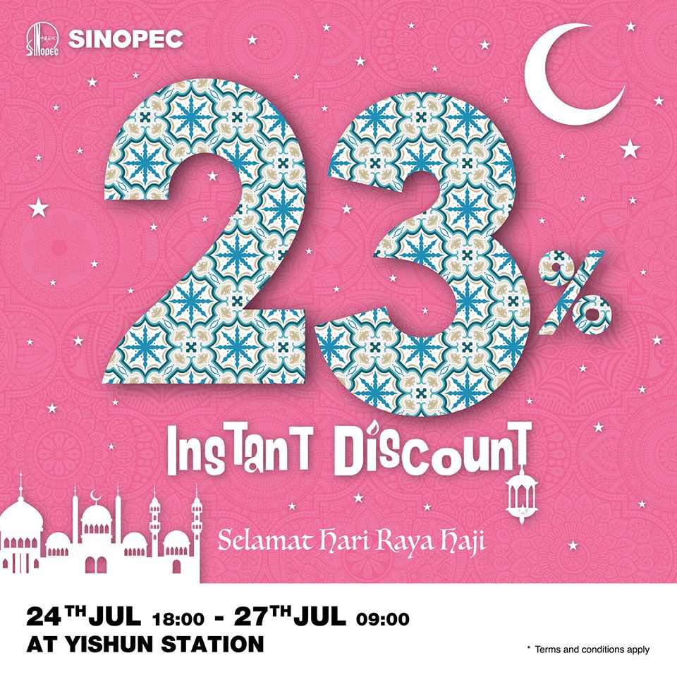 Sinopec SG Instant Savings @ Yishun 23% Off Promotion 24-27 Jul 2020 | Why Not Deals 1