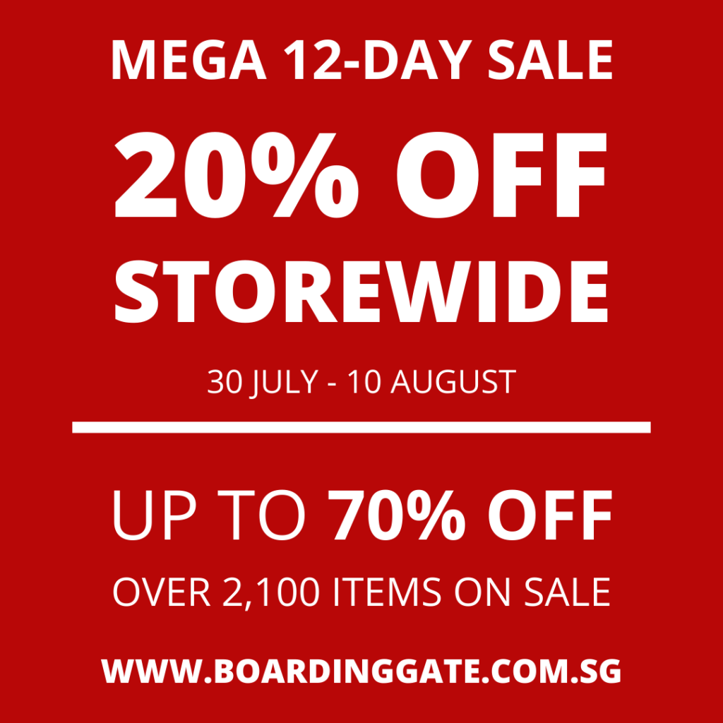 MEGA 12-DAY 20% OFF STOREWIDE SALE - BOARDING GATE | Why Not Deals 5