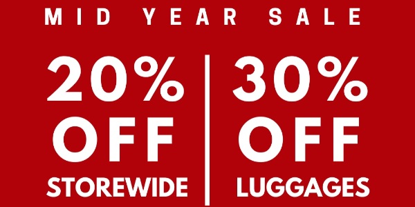 Boarding Gate SG is having a 20% OFF MID-YEAR STOREWIDE SALE!