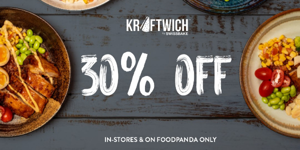 30% OFF All Hot Grain Bowls @ Kraftwich