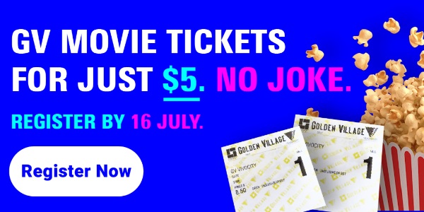 $5 GV movie ticket online sale event