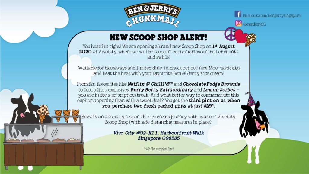 Ben & Jerry’s Commemorates Opening of New Scoop Shop with Moo-tastic Deals! | Why Not Deals 1