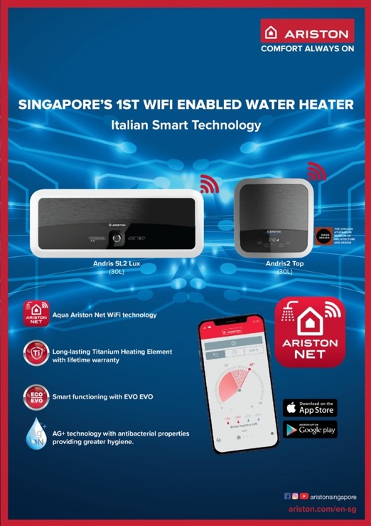 [New Launch] Singapore’s First-ever WiFi-enabled Smart Water Heater Now Complete with Full Range | Why Not Deals 1