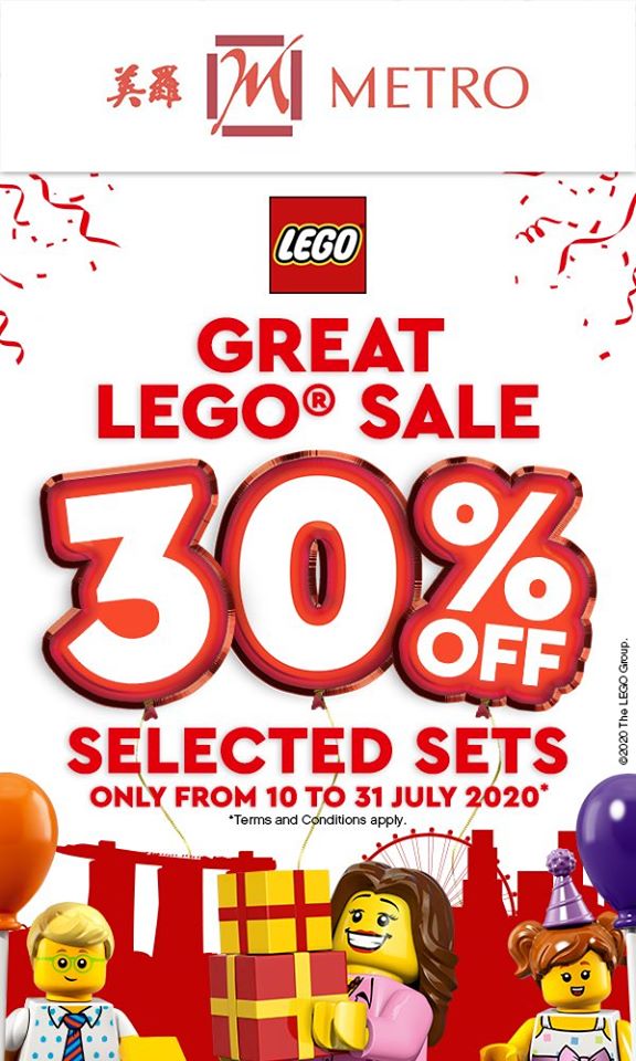 METRO Singapore Great LEGO Sale Up to 30% Off | Why Not Deals