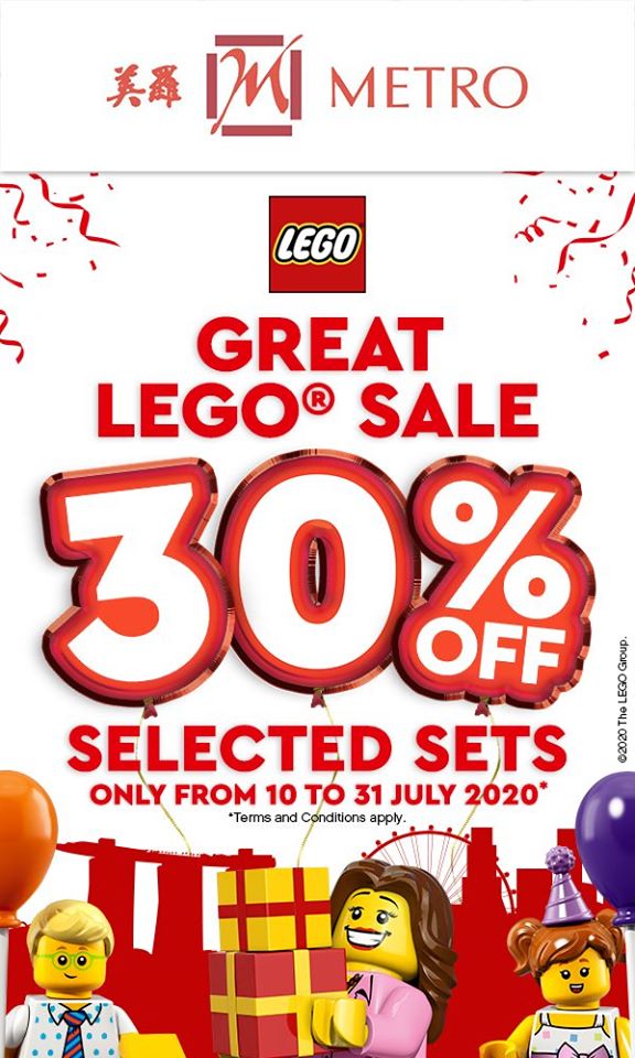 METRO Singapore Great LEGO Sale Up to 30% Off | Why Not Deals