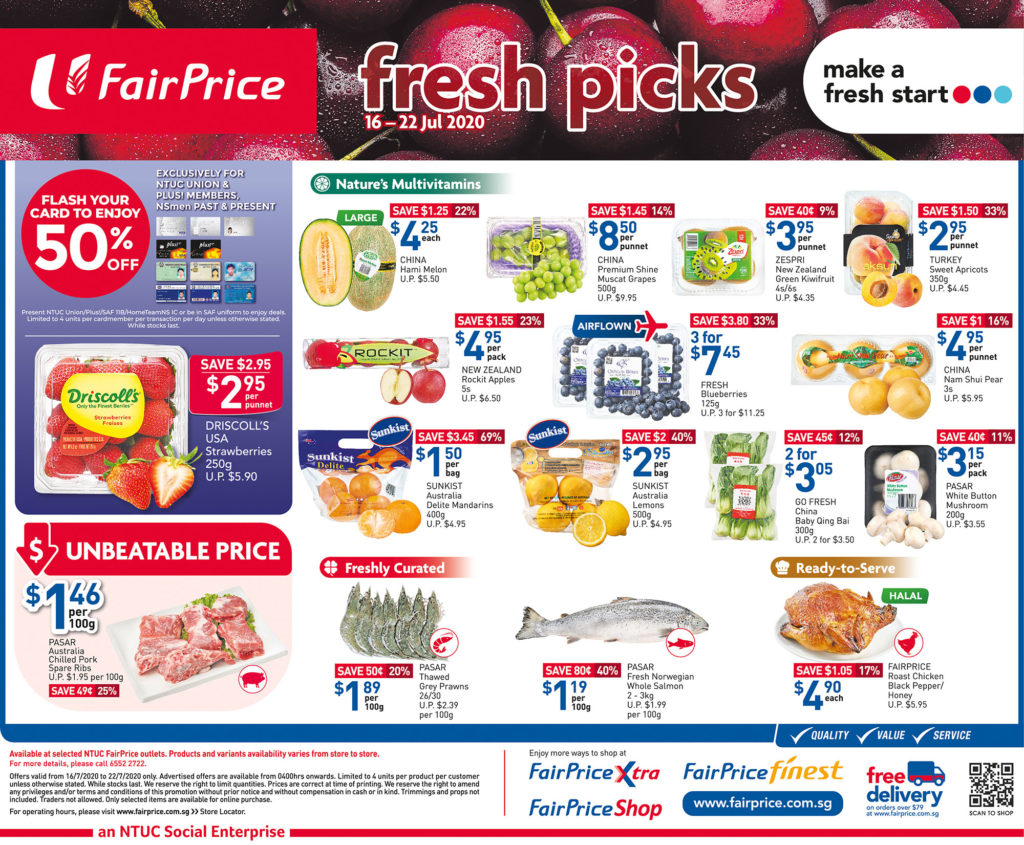 NTUC FairPrice SG Your Weekly Saver Promotions 16-22 Jul 2020 | Why Not Deals 8