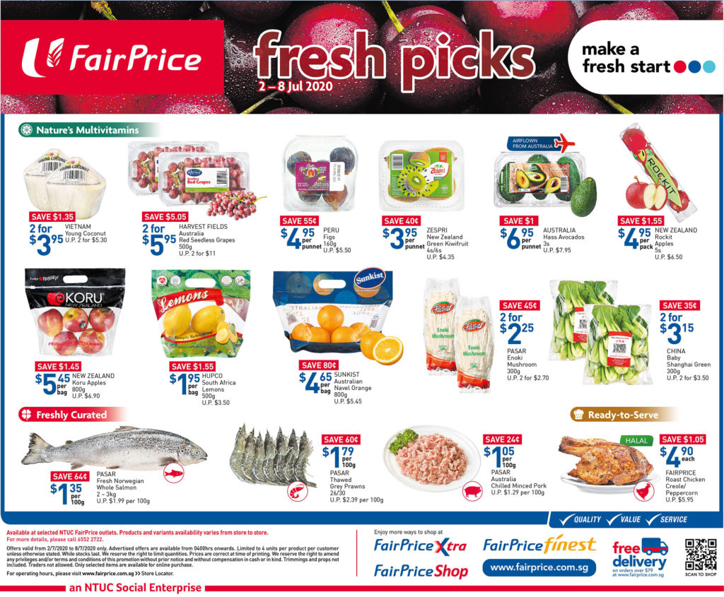 NTUC FairPrice SG Your Weekly Saver Promotions 2-8 Jul 2020 | Why Not Deals 10