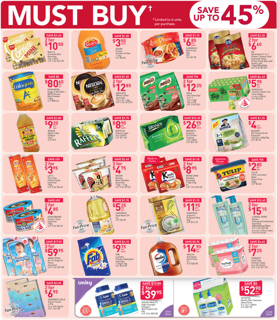 NTUC FairPrice SG Your Weekly Saver Promotions 2-8 Jul 2020 | Why Not Deals