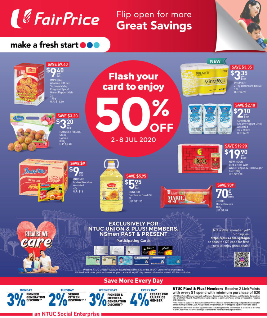 NTUC FairPrice SG Your Weekly Saver Promotions 2-8 Jul 2020 | Why Not Deals 8