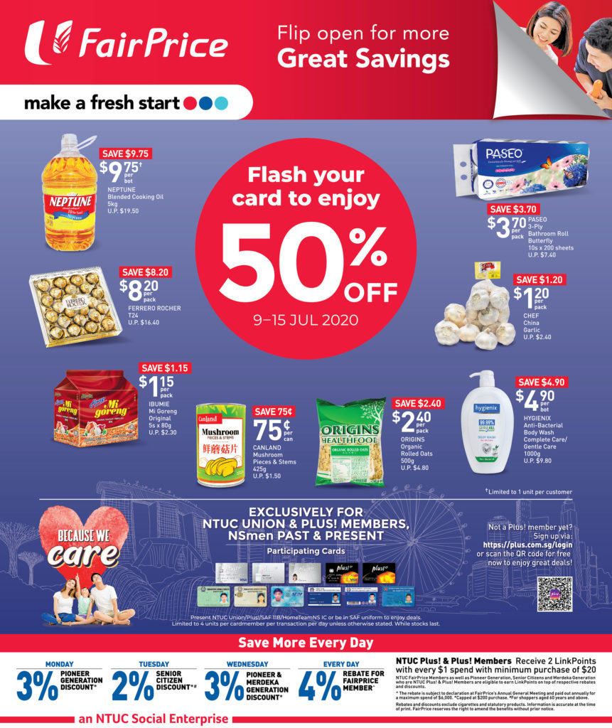 NTUC FairPrice SG Your Weekly Saver Promotions 9-15 Jul 2020 | Why Not Deals 8