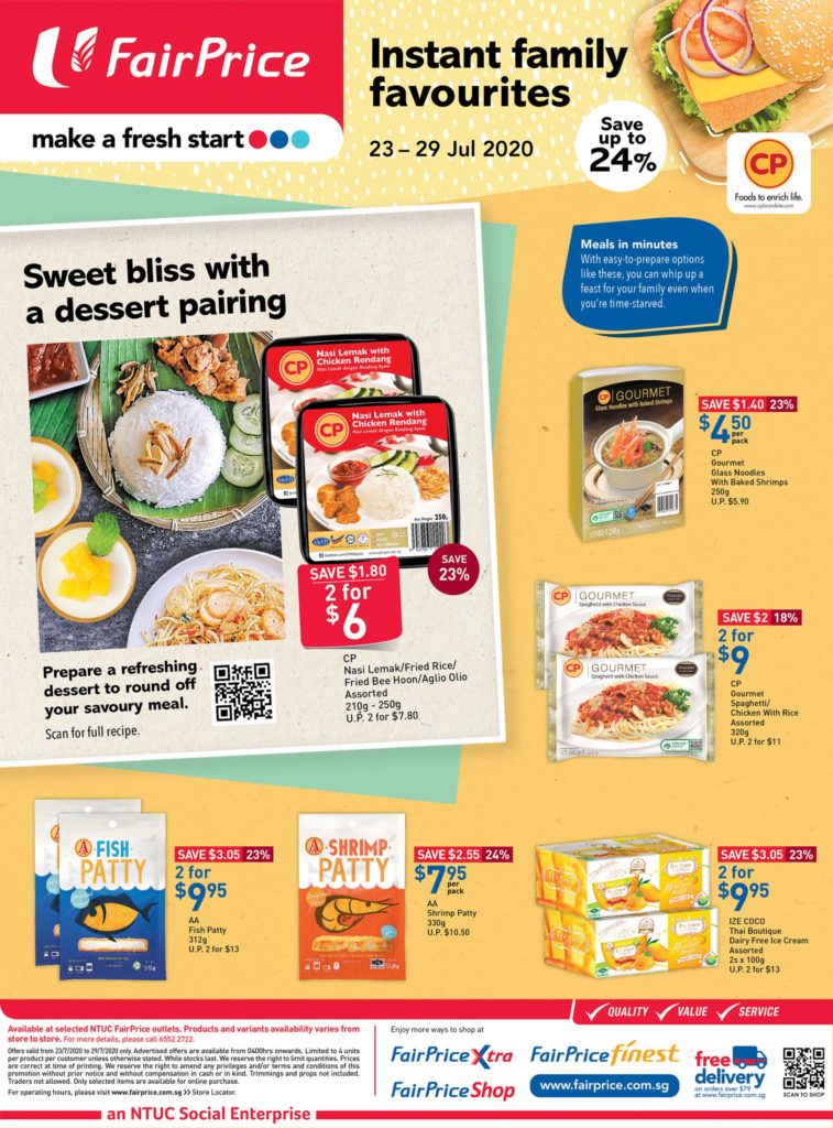 NTUC SG Your Weekly Saver Promotions 23-29 Jul 2020 | Why Not Deals 8