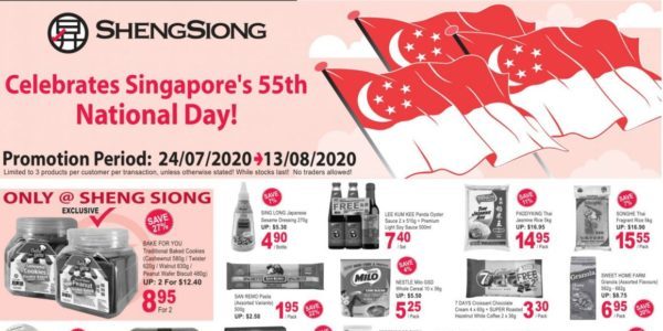 Sheng Siong SG National Day Promotion 24 Jul – 13 Aug 2020