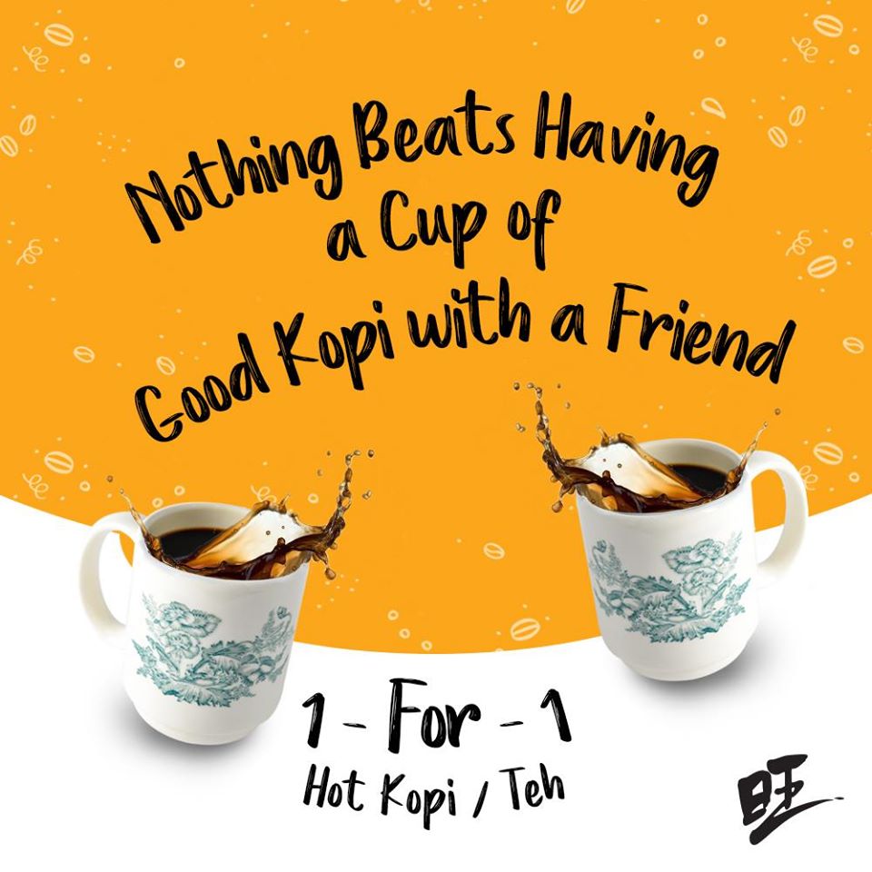 WangCafe SG Wang-nesday 1-for-1 Hot Kopi/Teh FB Deal 15 Jul 2020 | Why Not Deals