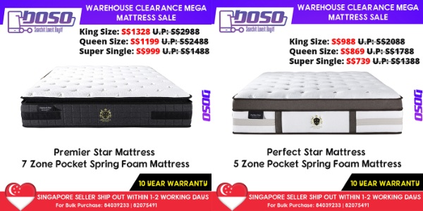 Warehouse Mattress Clearance Sale 2020 | While Stock Lasts! 40-70% Offer!!