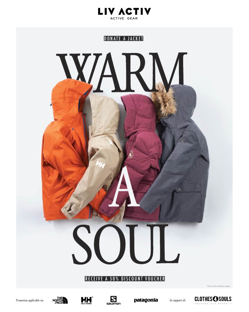 LIV ACTIV’s Jacket Donation Program – WARM A SOUL is back to share the warmth this season | Why Not Deals 1