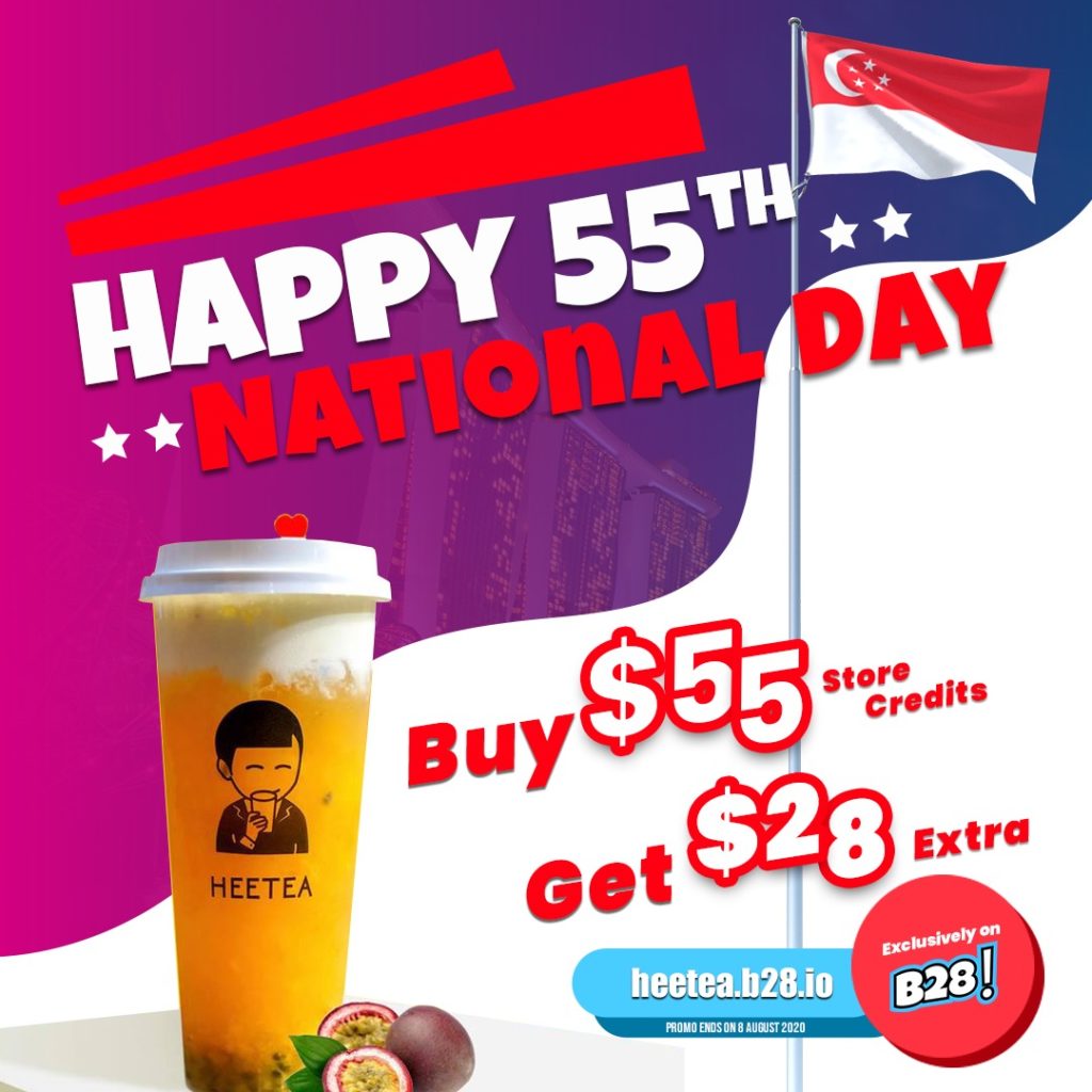 Heetea National Day Promo buy $55 free $28 credits! | Why Not Deals 1