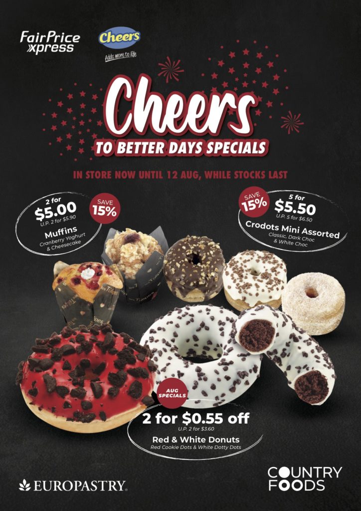 Celebrate Singapore’s 55th National Day with Family & Friends and these Red & White Donuts | Why Not Deals