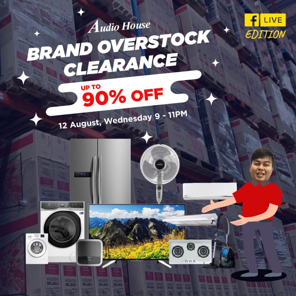 [Audio House Facebook Live] Coolest Deals in Town at Audio House Brand Overstock Clearance | Why Not Deals 1