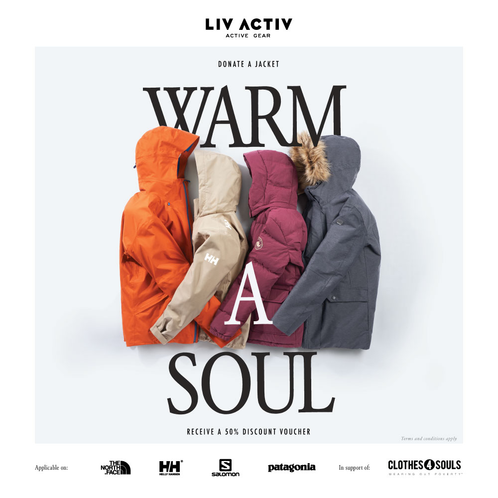 LIV ACTIV’s Jacket Donation Program – WARM A SOUL is back to share the warmth this season | Why Not Deals 2