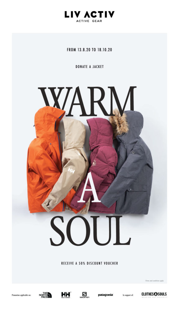 LIV ACTIV’s Jacket Donation Program – WARM A SOUL is back to share the warmth this season | Why Not Deals 3