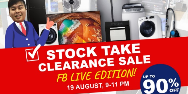 Audio House Stocktake Clearance Facebook Live Preview Sale
