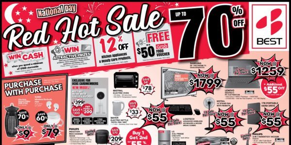 Best Denki Singapore Red Hot Sale Up To 70 Off National Day Promotion Why Not Deals