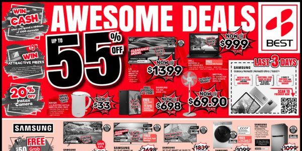 BEST Denki Singapore Post National Day Deals Up To 55% Off Promotion