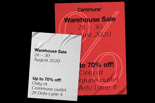 Commune Home Singapore Warehouse Sale Up to 70% Off Promotion 24-30 Aug 2020 | Why Not Deals