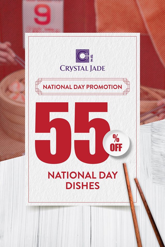 Crystal Jade Singapore National Day 55% Off Promotion | Why Not Deals