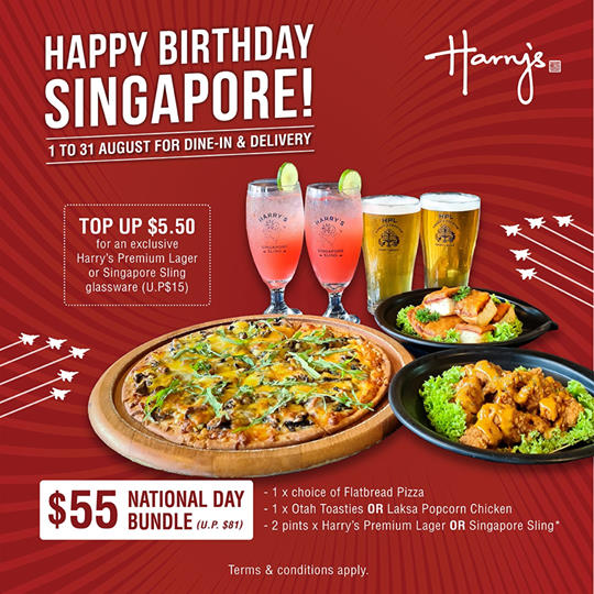 Harry's Singapore Celebrates National Day with $55 Bundle Promotion | Why Not Deals