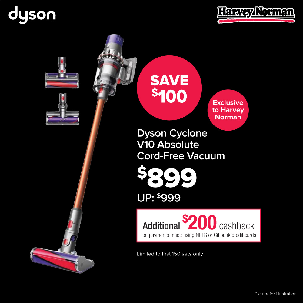 Harvey Norman Singapore 2-DAY Exclusive Dyson Promotion ends 30 Aug 2020 | Why Not Deals 3