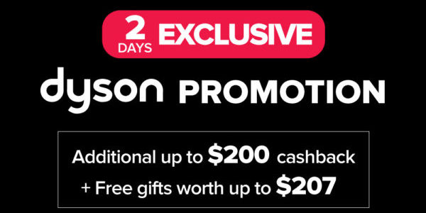 Harvey Norman Singapore 2-DAY Exclusive Dyson Promotion ends 30 Aug 2020