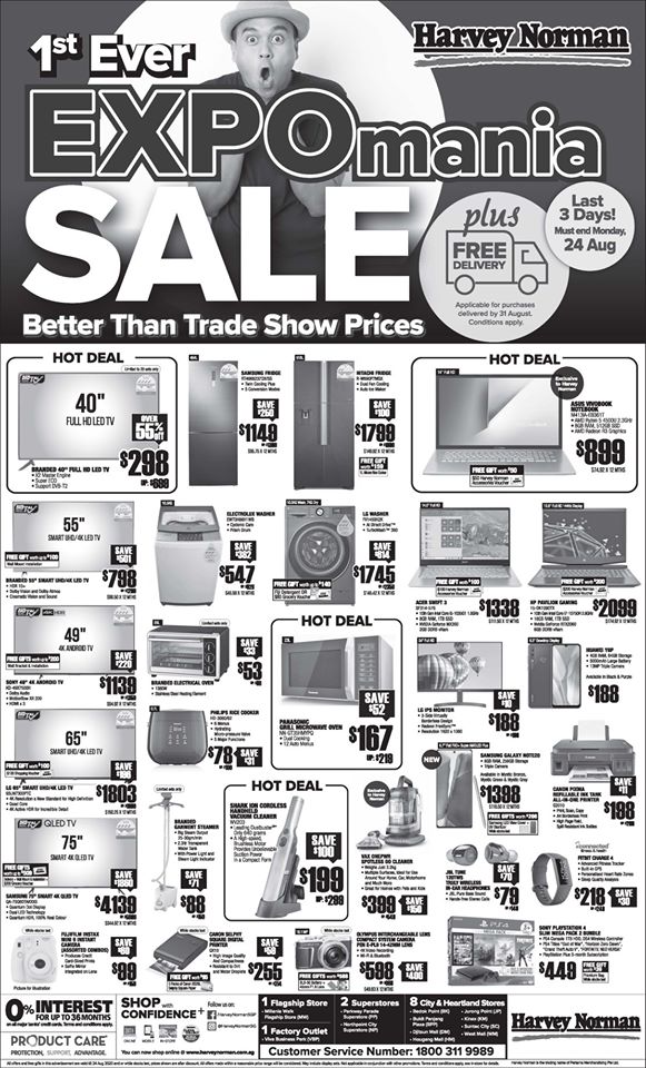 Harvey Norman Singapore Last 3 Days | Why Not Deals