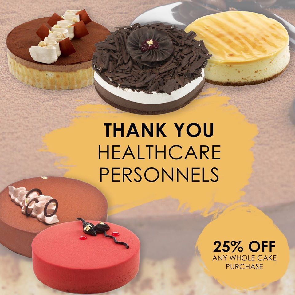 Kraftwich Singapore 25% Off Any Whole Cake Purchase For Healthcare Personnels Promotion ends 31 Dec 2020 | Why Not Deals