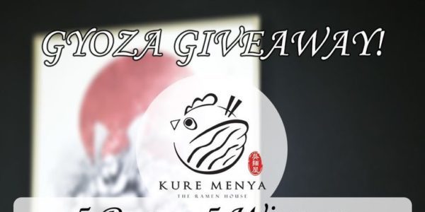 Kure Menya SG Is Having A Gyoza Giveaway Contest ends 22 Aug 2020