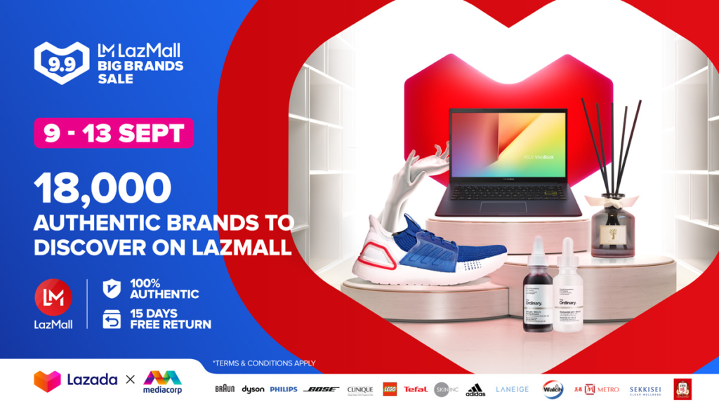 Lazada Singapore 9.9 Big Brands Sale 9-13 Sep 2020 | Why Not Deals