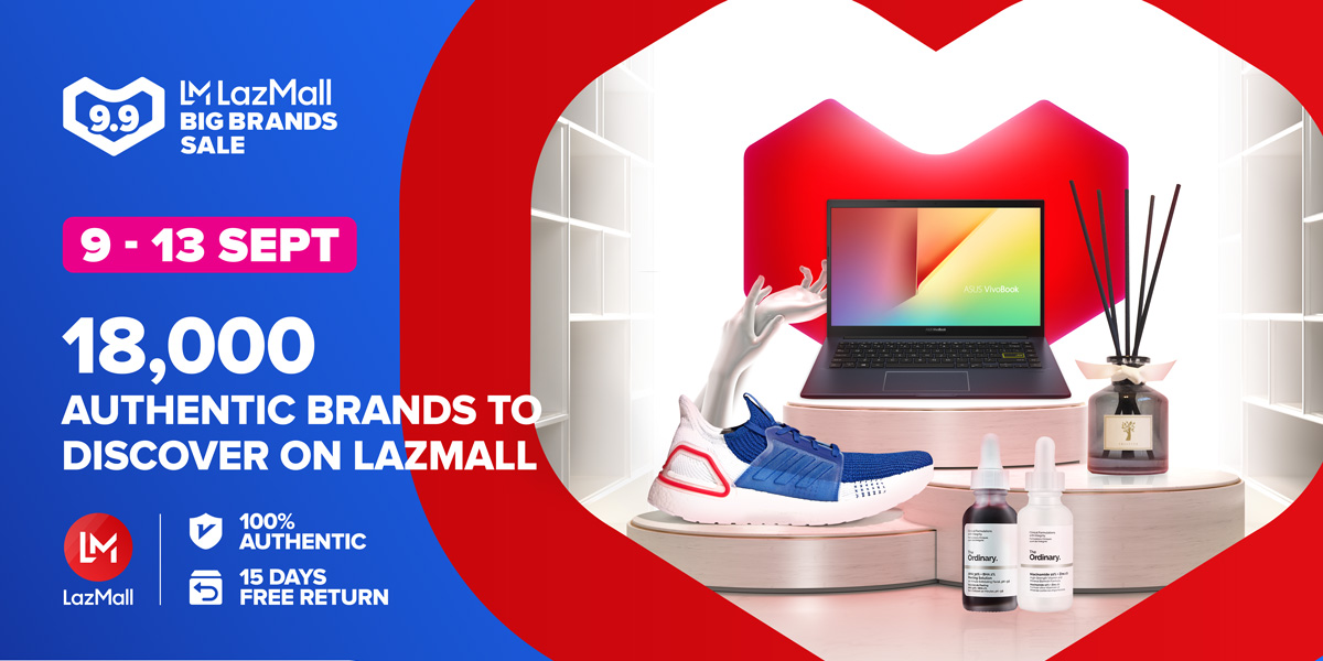 Lazada Singapore 9.9 Big Brands Sale 9-13 Sep 2020