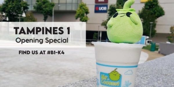 [Updated] Mr Coconut Singapore Is Giving Away 50 FREE ‘M’ Size Mr. Coconut Shake at Tampines 1 Outlet 2-6 Sep 2020