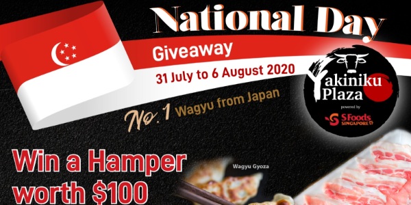 [National Day GIVEAWAY] $100 Hamper from Yakiniku Plaza by S Foods, No.1 Wagyu from Japan