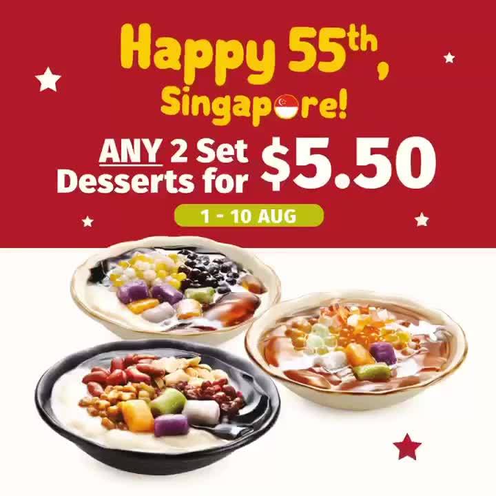 Nine Fresh SG 2 Set Desserts For $5.50 National Day Promotion 1-10 Aug 2020 | Why Not Deals